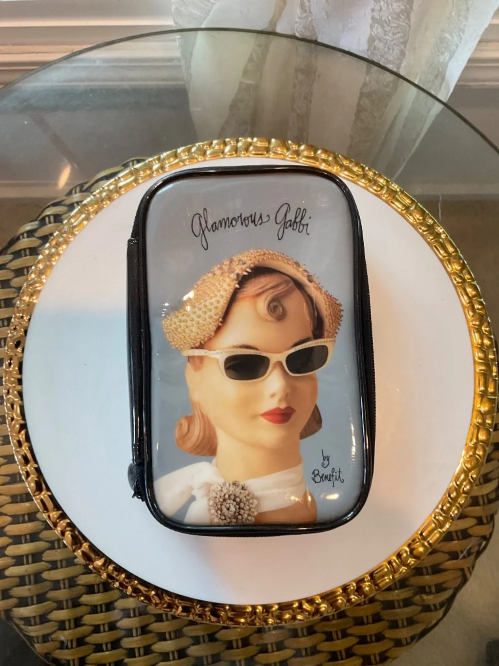 Rare Y2K “Glamorous Gabbi” Cosmetic Case by Benefit Cosmetics